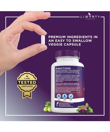 Resveratrol Berberine Grape Seed Extract Quercetin Polyphenol Supplement for Women and Men with Noni Extract N-Acetyl Cysteine Acai Extract - 2-Pack 60 Count (Pack of 2) - Buy Online on GoSupps.com