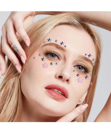 Rhinestone Face Gems for Women - Body & Face Crystal Stickers for Rave Parties & Festivals - Buy Online on GoSupps.com