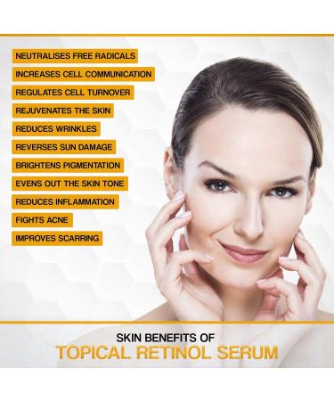 All-in-One Eye & Face Serum - Bee Venom Retinol Peptides Hyaluronic Acid & Vitamin C for Wrinkles Dark Circles & Puffiness - Buy Online on GoSupps.com