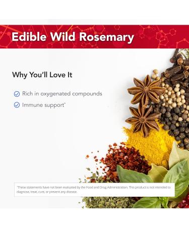 Physician's Strength Wild Rosemary Essence - 8 fl oz - Chemical Free & No Additives - 16 Servings 8 Fl Oz (Pack of 1) - Buy Online on GoSupps.com