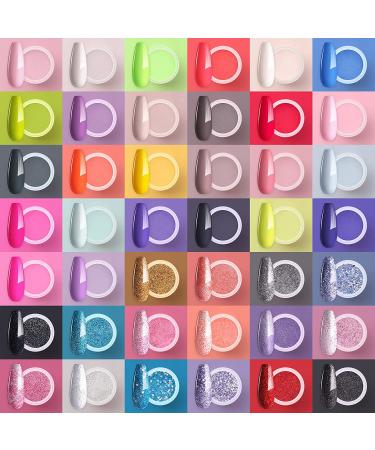 Artdone Dipping Powder Nail Set - 42 Colors, Long Lasting, Lamp-Free, Glitter Nail Art Decoration - Buy Online on GoSupps.com