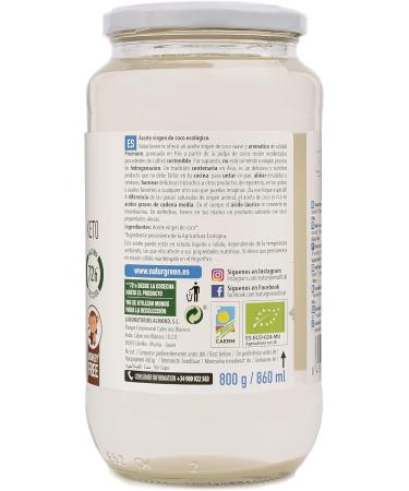 Naturgreen Aceite Virgen De Coco 800 Grams - Buy Online on GoSupps.com