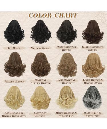 22cm Ash Brown Short Wavy Ponytail Extension - Synthetic Clip-In Hairpiece for Women - Buy Online on GoSupps.com