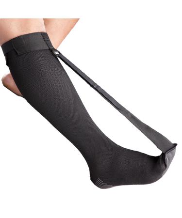 Mars Wellness PFS Plantar Fasciitis Stretch Night Sock With Tread - For Pain Relief from Plantar Fasciitis and Achilles Tendonitis - Black - Regular - Buy Online on GoSupps.com