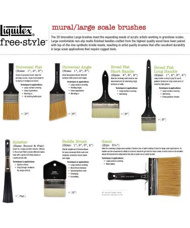 Liquitex Professional Freestyle Large Scale Brush - Universal Angle 2-inch Black - Buy Online on GoSupps.com