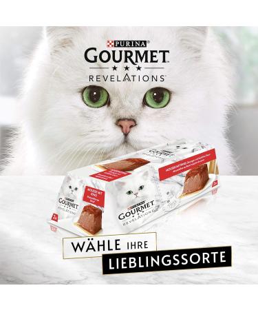 Purina Gourmet Revelations Mousse with Beef - 24-Pack (57g Each) | Premium Gourmet Cat Food - International Shipping Available - Buy Online on GoSupps.com