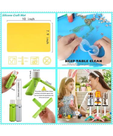 Double Cup Turner Kit for Tumbler Crafts - DIY Cuptisserie Spinner Machine (Double-Blue) - Buy Online on GoSupps.com