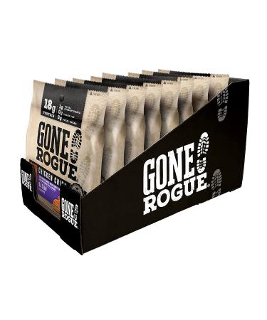 Gone Rogue High Protein Chicken Bacon Chips - Low Carb, Gluten Free, Keto Friendly Snacks (8 Pack) - Buy Online on GoSupps.com