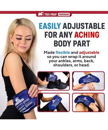 Reusable Hot/Cold Therapy Gel Packs (2) - Joint & Muscle Pain Relief for Rotator Cuff, Knees, Back - Injury Recovery Support - Buy Online on GoSupps.com