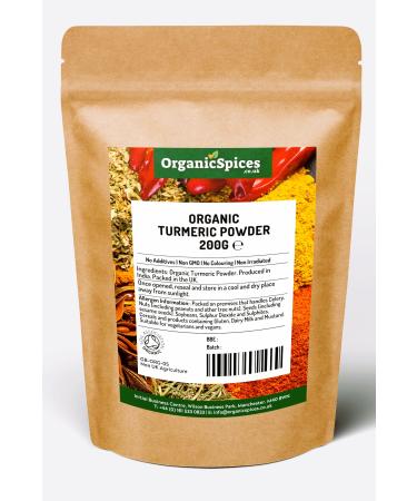Organic Turmeric Powder | 200g | Soil Association Certified