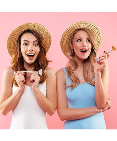 RONRONS Professional 12-Piece Fan Mask Brush Set - Synthetic Bristles Applicator for Mud Mask, Blush, Serum - Clear Handle Makeup Tool Kit - Buy Online on GoSupps.com