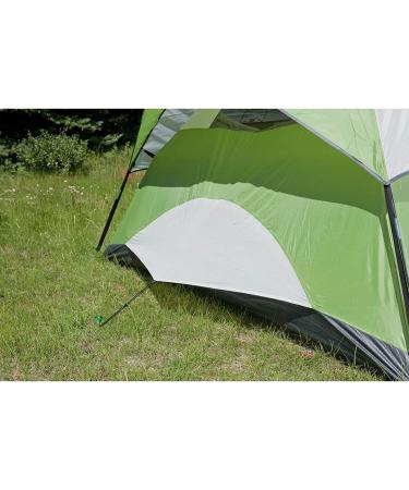 Eurmax USA Galvanized Non-Rust Camping Tent Stakes 10pc-Pack with Ropes - Heavy Duty Ice Tools for Family Pop Up Tents - Buy Online on GoSupps.com