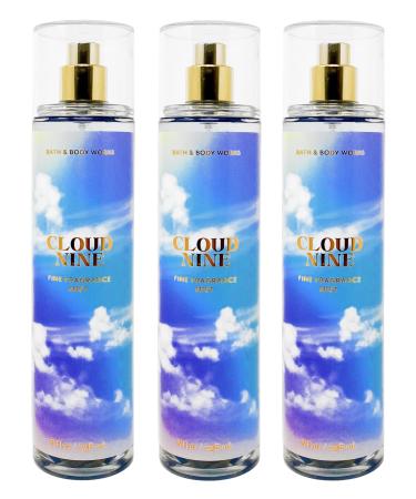 Bath & Body Works Cloud Nine - 3 Pack Of Fine Fragrance Mist