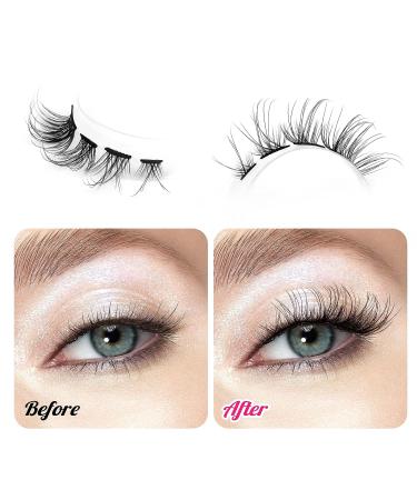 ALPHONSE D Curl Russian Individual Cluster Lash Clusters - Fluffy Natural DIY Cat Eye Extensions - Buy Online on GoSupps.com