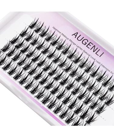 AUGENLI Manga Lashes Individual Clusters False Lashes - Korean Beauty Cosplay Anime Makeup (A02) - Buy Online on GoSupps.com
