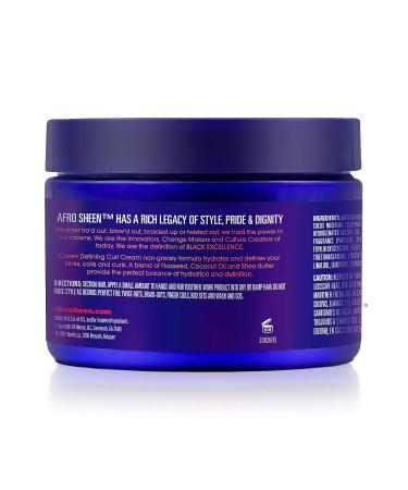 Afro Sheen Crown Defining Curl Cream with Shea Butter & Coconut Oil | 12 Oz Pack - Buy Online on GoSupps.com