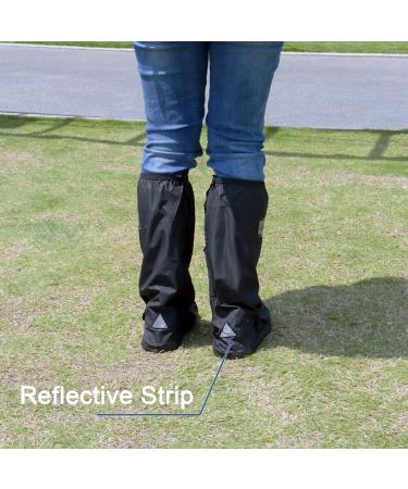 LINKEASE Waterproof Shoe Cover - Foldable & Reusable with Reflector | 2 Pairs XX-Large - Ideal for Motorcycle, Fishing, Cycling & More - Buy Online on GoSupps.com
