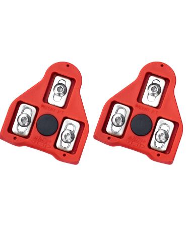 Boerte Peloton Cleats Compatible with Look Delta Clips(9 Degree Float) - Peloton Cleats for Men's and Women's Cycling Shoes - Indoor Cycling & Road Bike Pedals Replacement Bike Cleats Set