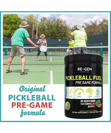 Re+Gen Nutrition Pickleball Fuel | Electrolyte Powder Supplement for Hydration & Energy | Watermelon Gummy Flavor - 30 Servings - Buy Online on GoSupps.com