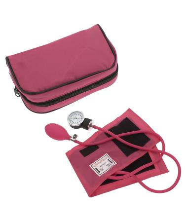 ASA TECHMED Manual Blood Pressure Monitor - Aneroid Sphygmomanometer Blood Pressure Cuff arm for Nurses Universal (Pink)