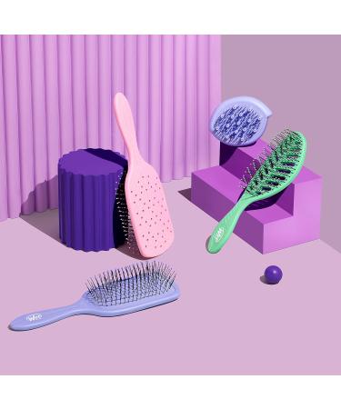 Wetbrush Go Green Scalp Massager & Exfoliator - Lavender Infused Soft & Larger Bristles Purple | International Shipping - Buy Online on GoSupps.com