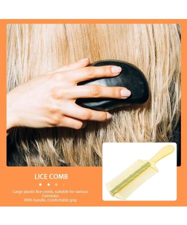 Abaodam Peignes Poux Double Face 6 Pcs avec Manche Ergonomique Dents Ultra Fines en Plastique pais Peigne Anti-pellicules et D m lant pour Cheveux Fins Cuir Chevelu et Animaux - Buy Online on GoSupps.com