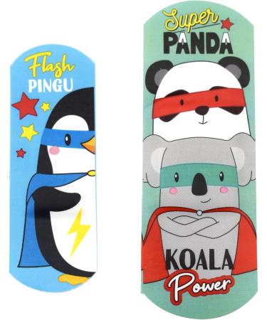 Super Friends Children's Plaster Set - 2 Metal Box 24 Plasters - Beautiful Design Storage for Kids - Perfect for Backpacks & Handbags - Buy Online on GoSupps.com