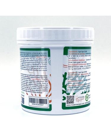 Special Ingredients Agar Agar Powder 500g Premium Quality - Ideal for Vegans and Vegetarians Non-GMO Gluten Free - Recyclable Packaging - Buy Online on GoSupps.com