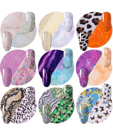 Duufin 200 Sheets Nail Foils - Laser Flower & Starry Sky Transfer Stickers for DIY Nail Art - Buy Online on GoSupps.com
