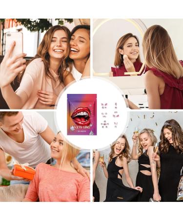 Crystal Stickers for Teeth - Gemstone Rhinestone Stickers for Teeth - Multifunctional Teeth Supplies Decorative Daily Teeth Decor for Shopping Dating - Buy Online on GoSupps.com