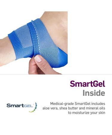 NatraCure Moisturizing Gel Heel Sleeves - Royal Blue (3 Pairs) Regular Size | 608-M-RB CAT3PK - Buy Online on GoSupps.com