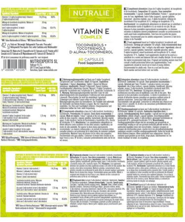 Buy Vitamin E Maximum - 60 Capsules | Antioxidative Cell Protection with 8 Tocopherols & Tocotrienols | River Nutralie - Buy Online on GoSupps.com