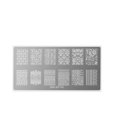 99nails Stamping Plate Rectangle - Mystery | High-Quality Nail Art Tool for Creative Designs - Shop Internationally! - Buy Online on GoSupps.com