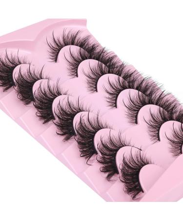 Fox Eye Lashes Wispy Faux Mink Lashes Fluffy Fairy Cat Eye Lashes That Look Like Extensions Spiky Fake Eyelashes Natural Look - Buy Online on GoSupps.com