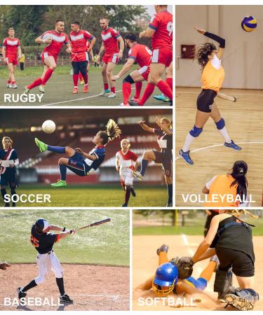 Celersport Multi-Sport Tube Socks - White (2 Pack) | Youth & Adult Sizes - Buy Online on GoSupps.com