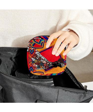 GIAPB Period Bag - African Art Tribal Woman Period Pouch & Makeup Storage Bag - Buy Online on GoSupps.com