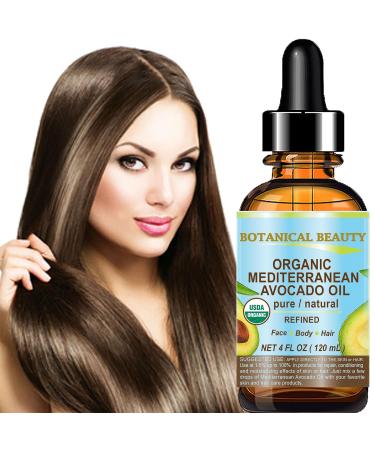 Botanical Beauty Italian ORGANIC AVOCADO OIL 100% Pure Natural Refined Undiluted Cold Pressed for Face Body Feet Hair Massage and Nail Care. 4 Fl. oz-120 ml. - Buy Online on GoSupps.com