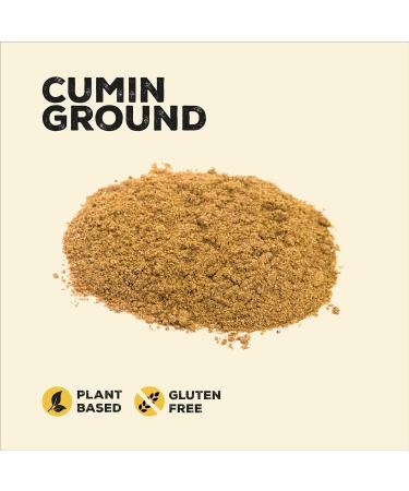 Nature Kitchen Cumin Ground 500G - Gluten-Free & Vegan Seasoning Spices for Everyday Cooking, Marinades, Sauces, Baking Or Grilling - Buy Online on GoSupps.com