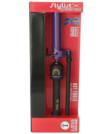 HOT TOOLS 2108 Nano Ceramic Marcel Curling Iron - Black/Purple - 1 Inch - Buy Online on GoSupps.com