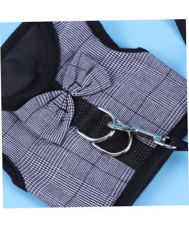 Soft Ferret & Rabbit Cable Dress with Leash - Breathable Pet Vest Guinea Pig Size 1 Black - Buy Online on GoSupps.com