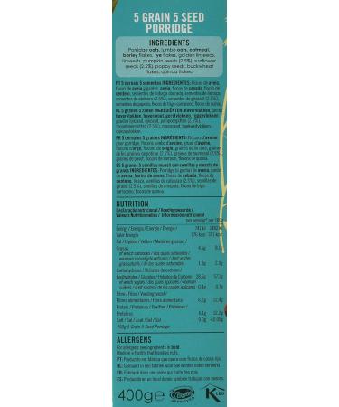 Rude Health 5 grains 5 seeds of porridge 400 g - Buy Online on GoSupps.com