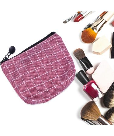 Healifty Canvas Makeup Bags 4Pcs Menstrual Pad & Sanitary Napkin Pouch Set | Travel Cosmetic & Coin Purse Kit for Nursing Pads | Portable Zipper Bag - Buy Online on GoSupps.com