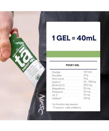 TA ENERGY - Energy Gel - Mandarin Orange x24 - Energy - Sodium - BCAA - Antioxidants - Ideal during sports activities 133Kcal - Buy Online on GoSupps.com