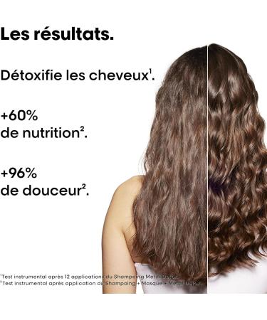 L'Or al Professionnel Metal Detox Gift Set Anti-Metal Routine Damaged & Brittle Hair Shampoo + Mask Duo Limited Edition Serie Expert - Buy Online on GoSupps.com