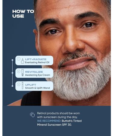 Buttah Skin Sterling Silver Kit - Everlasting Retinol Oil Awakening Eye Cream & Face Wand for Radiant Beauty | International Shipping Available - Buy Online on GoSupps.com