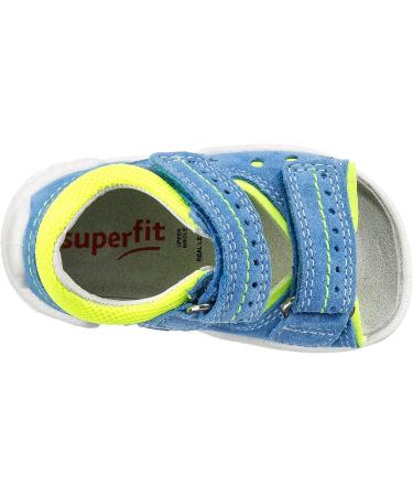 Superfit Boy's Flow Sandals 5.5 UK - Blue Yellow - Size 80 - Buy Online on GoSupps.com