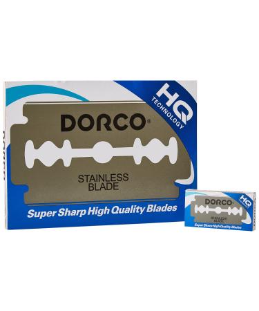 Dorco ST300 Platinum Extra Double Edge Razor Blades - 100 Ct 100 Count (Pack of 1)