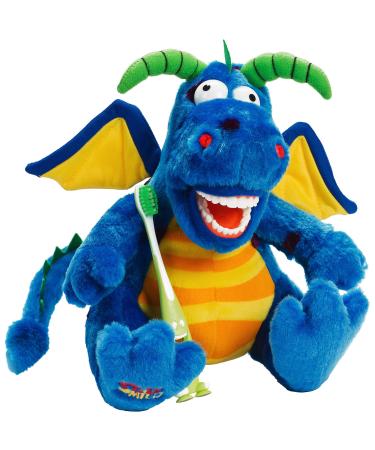 StarSmilez Kids Tooth Brushing Buddy Lil Magi Dragon Plush Dental Education Helper Teach Children to Brush, Floss, and Care for Their Teeth