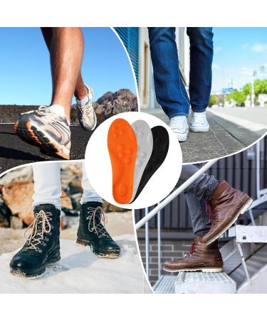 Orthopedic Insoles for Men & Women - 3 Pairs Arch Support Shoe Inserts for Flat Feet & Plantar Fasciitis - Breathable Soft Pain Relief - Size 41-42 - Buy Online on GoSupps.com