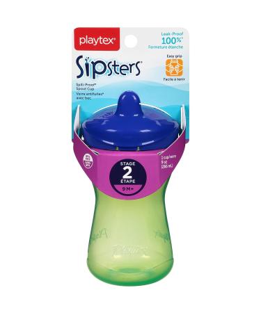 Playtex Sipsters Stage 2 Spout Sippy Cups - 9 oz | Leak-proof Design - Buy Online on GoSupps.com